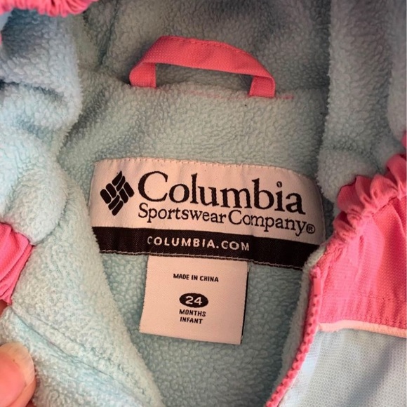 Girls Columbia snow suit 24m - Picture 2 of 4